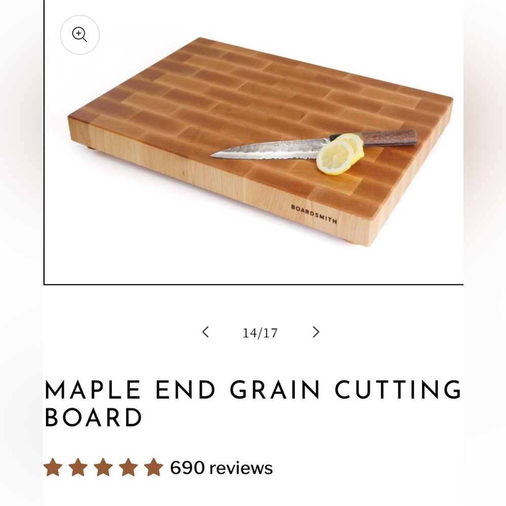 Maple End Grain Cutting Board